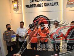 Satresnarkoba Polrestabes Surabaya Ungkap Peredaran Narkoba, Kakak Beradik Menjadi Kurir Sabu 1Kg Diamankan