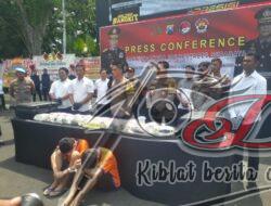 Dua Kurir Narkoba Lintas Provinsi Berhasil Diamankan Satresnarkoba Polrestabes Surabaya