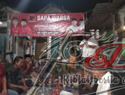 Wakil Sekretaris DPC PDIP Kota Surabaya Achmad Hidayat Sapa Warga Tambak Asri Selatan