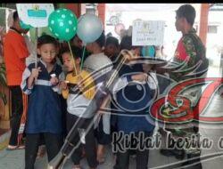 Sinergitas Babinsa dan Bhabinkamtibmas Joyotakan Amankan Jalan Sehat FK-TPQ