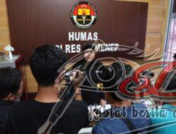 Operasi Pekat, Polres Sumenep Amankan Pengedar dan Sita Ratusan Botol Miras Berbagai Merk
