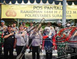 Strategi Polrestabes Surabaya Amankan Wilayah di Akhir Pekan, Mendirikan 8 Pos Pantau Bulan Ramadhan