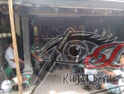 Babinsa Teras Komsos Dengan Warga Pemilik Bengkel