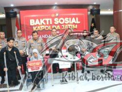 Kapolda Jatim Berbagi Untuk Kaum Disabilitas, Polri Peduli