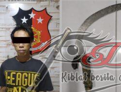 Ancam Keponakan Dengan Clurit, Pria Ini Diringkus Polsek Krembangan