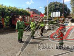 Tekankan Linmas Dasar Disiplin, Babinsa Kratonan Latih PBB