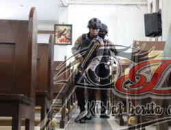 Polres Tanjungperak Sterilisasi di Beberapa Gereja Jelang Jumat Agung