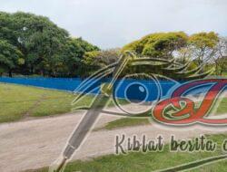 Berubah Warna, Lapangan Volley Dana CSR HCML Yang Mangkrak Di Mandangin Sampang