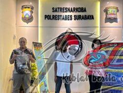 Gerebek Kawasan Pesapen Barat, Sat Resnarkoba Polrestabes Surabaya Bekuk Pengedar Sabu-Sabu