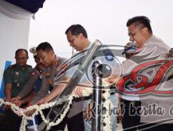Jelang Lebaran, Kapolres Probolinggo Resmikan Bangunan Baru Pos Lalu Lintas di Exit Tol Leces