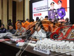Polres Pacitan Ungkap Hasil Ops Pekat Semeru 2023 Sebanyak 17 Tersangka Diamankan