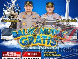 Polrestabes Surabaya Buka Hotline Pendaftaran Balik Mudik Gratis Tujuan Jakarta, Siapkan Dua Bus