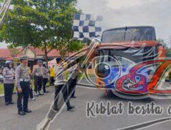 AKBP Siswantoro Lepas 2 Bus Mudik Balik Gratis Polres Sampang Jurusan Surabaya – Jakarta