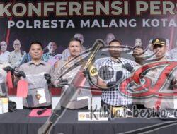 Polresta Kota Malang Berhasil Ringkus Tersangka Curas Yang Beraksi di Rumah Kos-Kosan