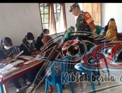 Babinsa Kelurahan Wuryantoro Dampingi Petugas Kesehatan Laksanakan Posbindu PTM