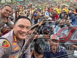Sarapan Bareng Kapolrestabes Surabaya Dengan Abang Becak Surabaya