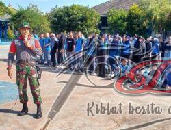 Bentuk Sikap Mental Dan Karakter, Prajurit TNI Di Giritontro Berikam Pelatihan PBB dan Kesemaptaan Pelajar SMKN 1 Kelautan