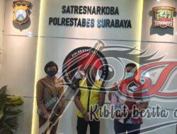 Seorang Kakek Pengangguran Warga Dupak Bangunrejo Surabaya, Di Bekuk Satnarkoba Polrestabes Surabaya