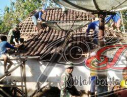TNI Manunggal Bersama Rakyat, Koramil 17/Sidoharjo Gotong Royong Bedah Rumah Warga