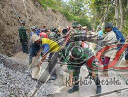 Jelang Penutupan, TNI Dan Warga Kebut Sasaran Fisik TMMD Di Desa Golo