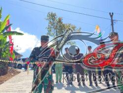 Dandim Bersama Forkopimda Gunting Pita Di Lokasi, Tandakan Program TMMD Desa Golo Berakhir