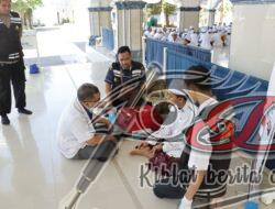 Polres Tanjungperak Gelar Bakti Kesehatan Untuk Santri Wujudkan Generasi Muda Sehat dan Produktif