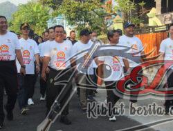 Jalan Santai Hari Bhayangkara Ke-77 Diikuti Dandim 0728/Wonogiri