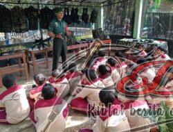 Ingin Tau Profesi Tentara Lebih Dekat, Puluhan Siswa Siswa SD IT Nurrohman Kunjungi Koramil Slogohimo