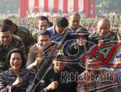 Wujudkan Sinergitas dan Soliditas TNI-POLRI, Ribuan Prajurit Padati Lapangan Rampal Kota Malang