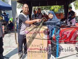 Polsek Gayungan Surabaya Gelar Lomba Jalan Sehat dan Senam Meriah dalam Rangka HUT Polri ke 77