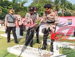 Polrestabes Surabaya gelar Ziarah di TMP, Dalam rangka HUT Bhayangkara ke 77