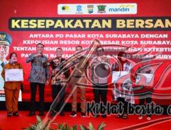 Polrestabes Surabaya Tandatangani MOU dengan PD. Pasar Surya untuk Meningkatkan Keamanan