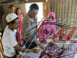 Bakti Sosial Hari Bhayangkara ke-77, Kapolres Bangkalan Beri Perhatian Kepada Nenek Sebatang Kara