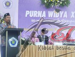 Ketua PDM Surabaya HM Ridlwan Beri Tiga Pesan 114 Wisudawan SD MuhlaS