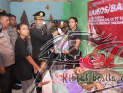 Giat Anjangsana, Polres Pelabuhan Tanjung Perak Beri Perhatian ke Warga Sakit Menahun