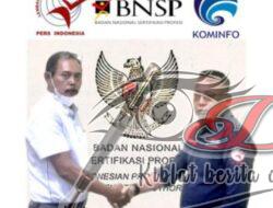 Jurnalis Cak Munif Siap Laksanakan Uji Kompetensi Versi LSP-Pers BNSP-RI