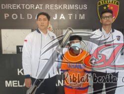 Polda Jatim Serahkan Tersangka SR dan Barang Bukti ke Kejari Malang