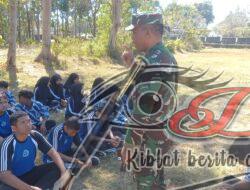 Babinsa Sambi Tanamkan Kedisiplinan Siswa SMK Muhamadiyah Sambi