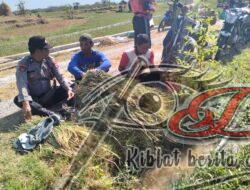 Polisi RW Patroli Dialogis dengan Petani Jaga Ketahanan Pangan di Ngawi