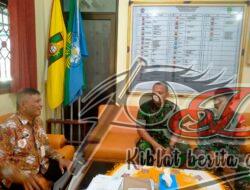 Jalin Komunikasi, Babinsa Joyotakan Kunjungi Kepala SMK Muhammadiyah 1 Surakarta