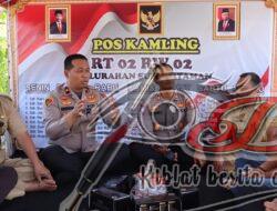 Polres Probolinggo Kota Serahkan Bantuan Peralatan Pos Kamling Untuk Harkamtibmas