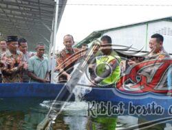 Dukung Ketahanan Pangan, Kapolresta Sidoarjo Tebar 5.000 Benih Ikan Lele