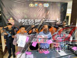 Polres Lumajang Berhasil Tangkap 4 Orang Palsukan Kartu Pajak E-Pasir