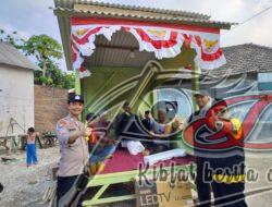 Polres Pasuruan Kota Bangun Pos Satkamling Respon Usulan Warga Saat Jumat Curhat