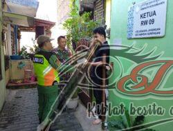 Babinsa Jayengan dan Linmas Sambangi Warga Binaan