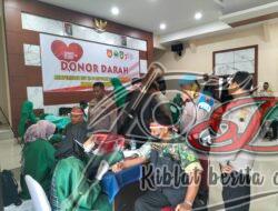 Peduli Sesama, Babinsa Koramil 03/Serengan ikuti Donor Darah Dalam Rangka HUT RI ke 78