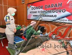 Kodim 0726/Sukoharjo Gelar Donor Darah peringati HUT RI ke-78 Tahun 2023