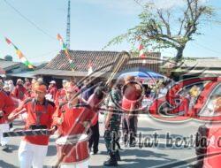 Koramil Wonosegoro Laksanakan Pengamanan dan Meriahkan Karnaval HUT RI ke 78