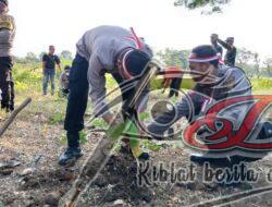 Polres Nganjuk Tanam Ribuan Berbagai Jenis Pohon Wujudkan Polri Lestarikan Negeri