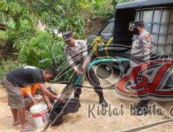 Patroli Sambang Tirta Polres Trenggalek Wujudkan Polisi Peduli Atasi Dampak Kemarau